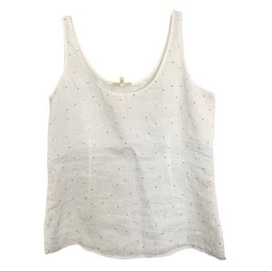 Eileen Fisher Irish Linen Sequin Top